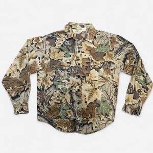 Vintage 90’s men’s Redhead Camo Realtree Advantage button-up Shirt
